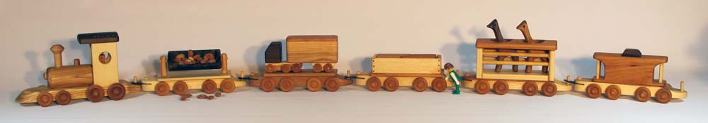 wood toy train